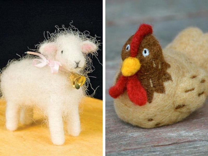 Needle Felting Ideas Farm Animals