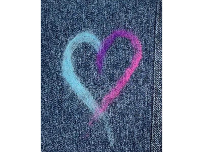 Can You Needle Felt onto Denim